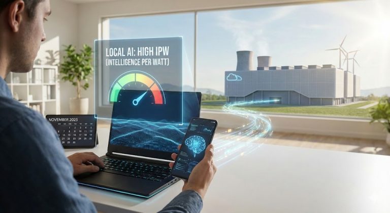 Intelligence per Watt