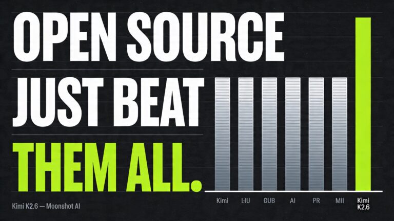 Kimi K2.6 van Moonshot AI is het sterkste open-source model beschikbaar. Ontdek wat er verbeterd is ten opzichte van K2.5, hoe agent swarm werkt en wat dit model zo bijzonder maakt.