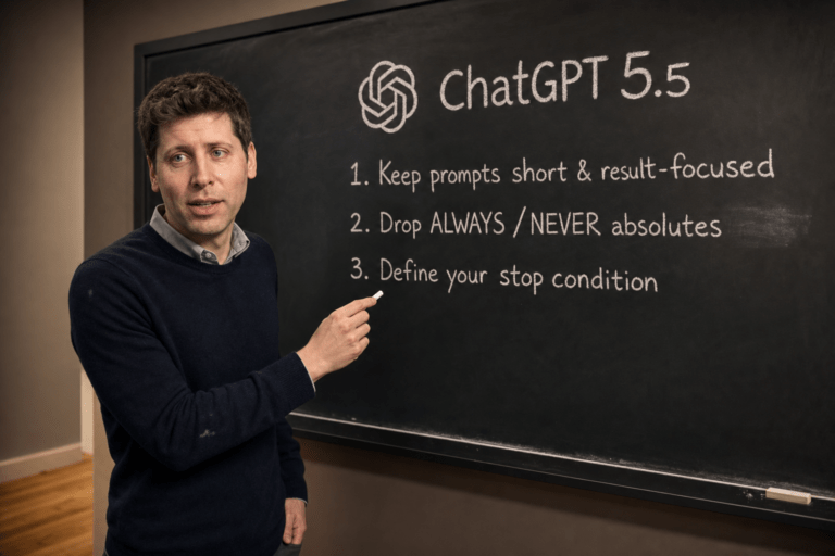 Ontdek hoe je ChatGPT 5.5 effectief prompt. Korter, doelgericht en met duidelijke stopcondities. Praktische tips en voorbeelden voor betere resultaten.