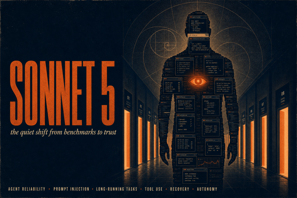 Claude Sonnet 5 shows where AI is really heading: agent infrastructure, prompt injection defenses, and reliable long-running task recovery.