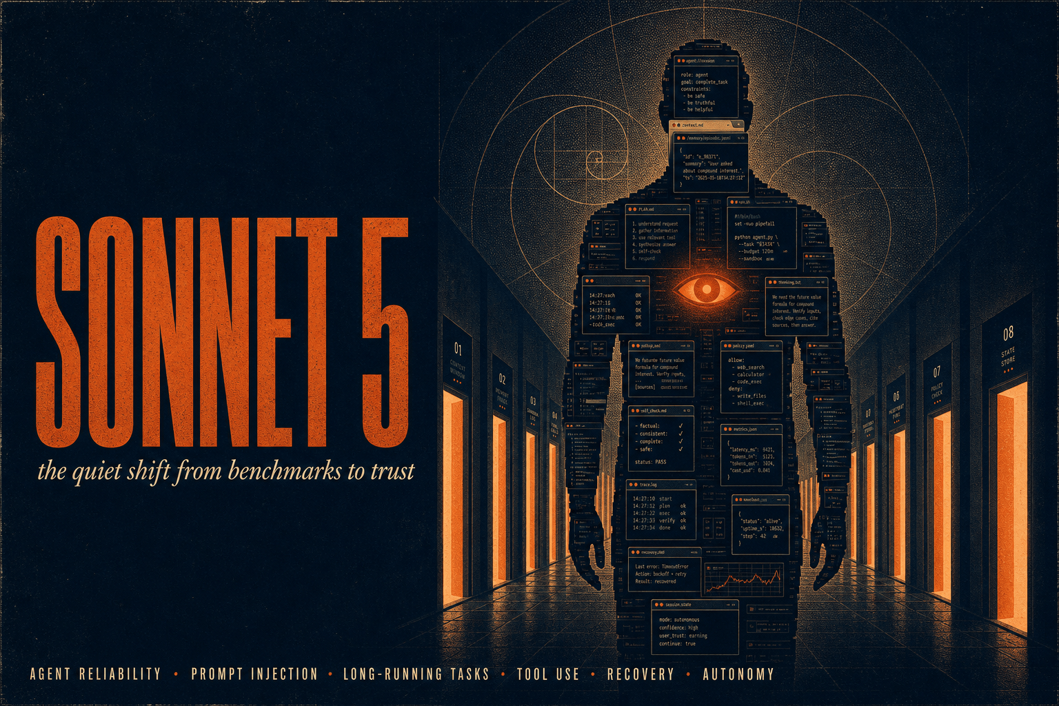 Claude Sonnet 5 shows where AI is really heading: agent infrastructure, prompt injection defenses, and reliable long-running task recovery.