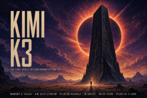 Kimi K3 is the first open 2.8-trillion-parameter model with a 1M-token context window, native vision, and frontier-level agentic coding capabilities.