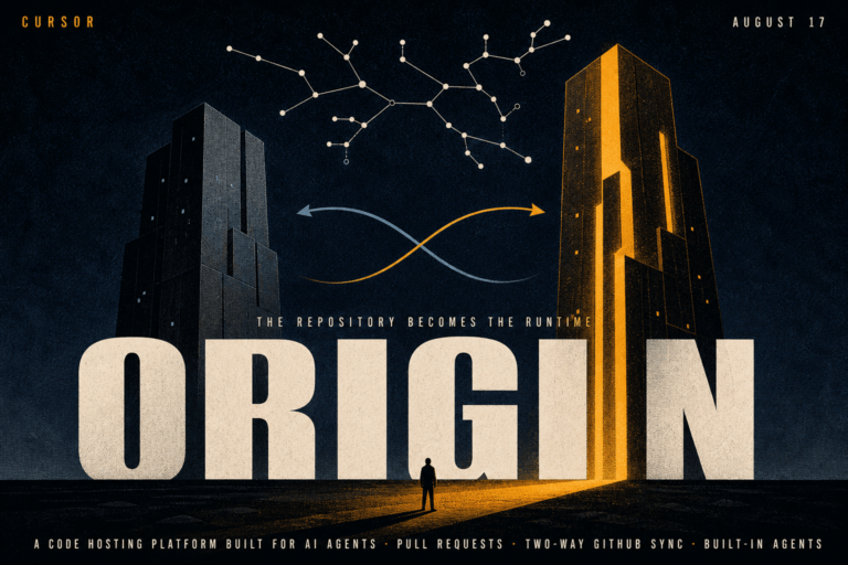 Cursor launched Origin, its own code hosting platform with repositories, pull requests, two-way GitHub sync and built-in AI agents. What shipped and why it matters.