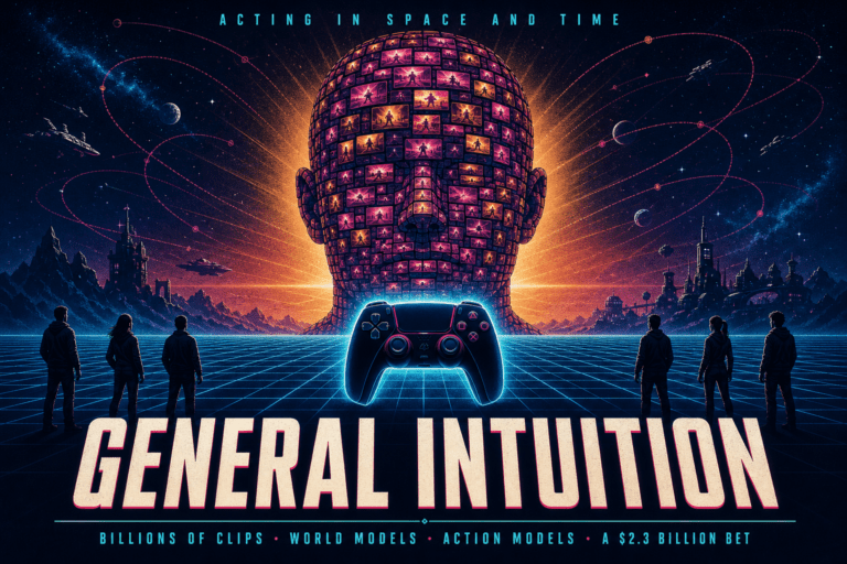 General Intuition trains world models and AI agents on billions of gameplay clips from Medal. Inside the data moat, the robots and the $2.3 billion bet.