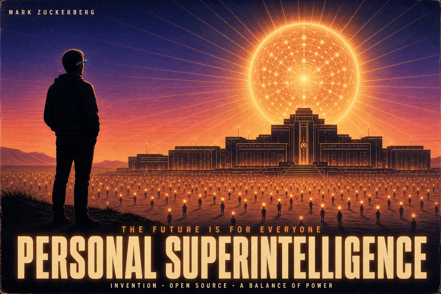 Mark Zuckerberg's essay The Future is for Everyone lays out Meta's vision for personal superintelligence, open source AI, jobs and data centers. The key ideas.