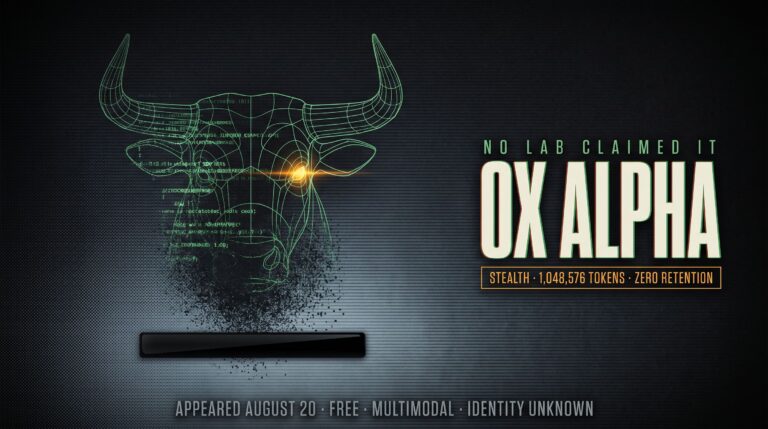 Ox Alpha is a free stealth model on OpenRouter with a 1 million token context window and coding scores above GPT 5.6 and Grok 4.6. Is it secretly GLM 5.5?