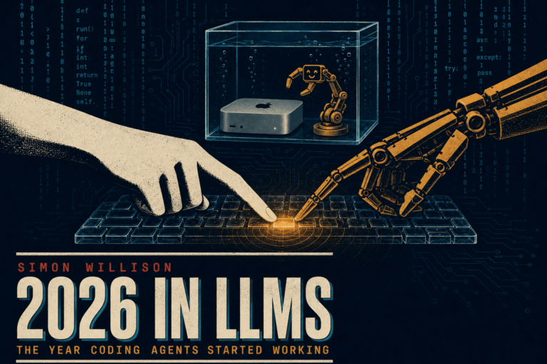 Simon Willison's WeAreDevelopers keynote recaps 2026 in LLMs so far, covering coding agents, OpenClaw, Fable class models, local models, rogue training agents and Deep Blue.