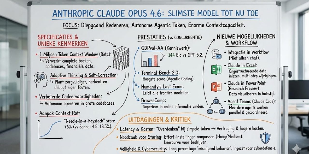 Claude Opus 4.6 van Anthropic