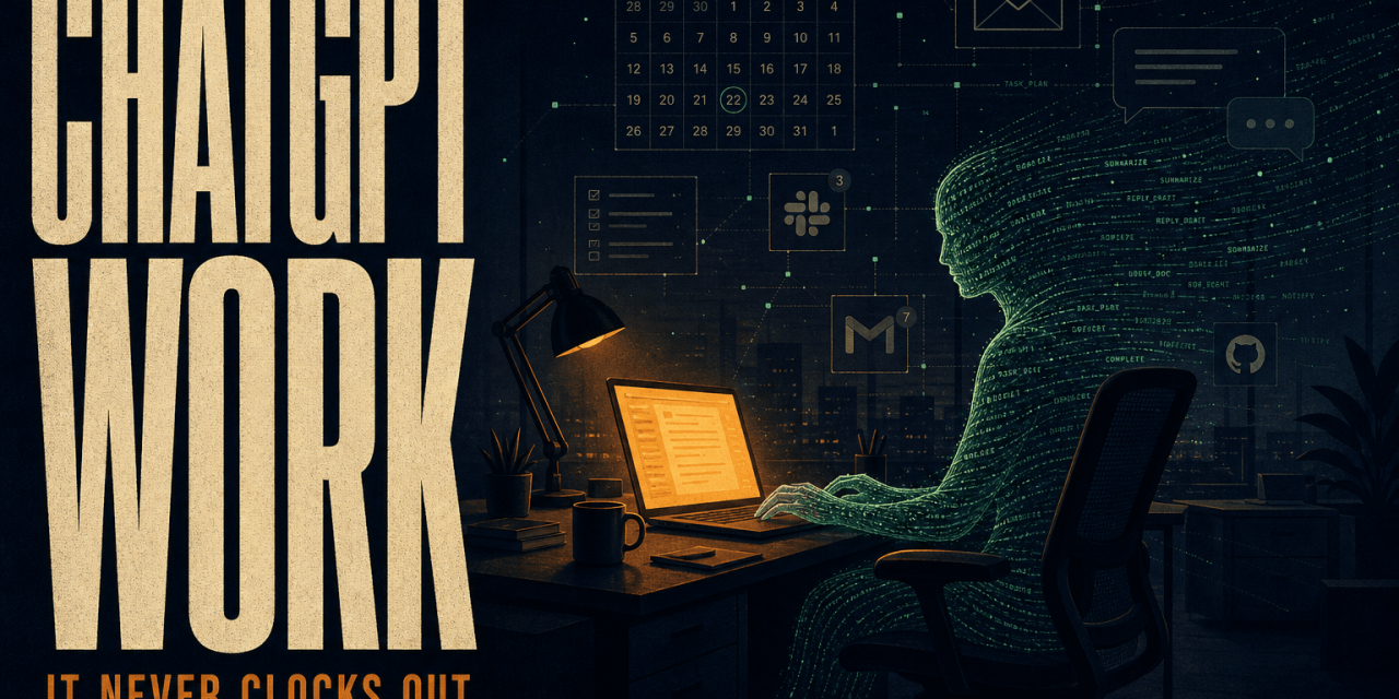 ChatGPT Work is OpenAI's cloud-based AI agent that handles email, Slack, calendars and complex projects across your workday. Here's how it works.