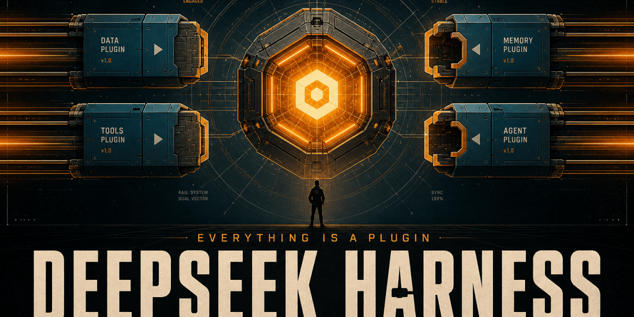 DeepSeek Harness is an open source agent runtime where models, tools, sandboxes and the agent loop itself are replaceable plugins. Here is how it works.