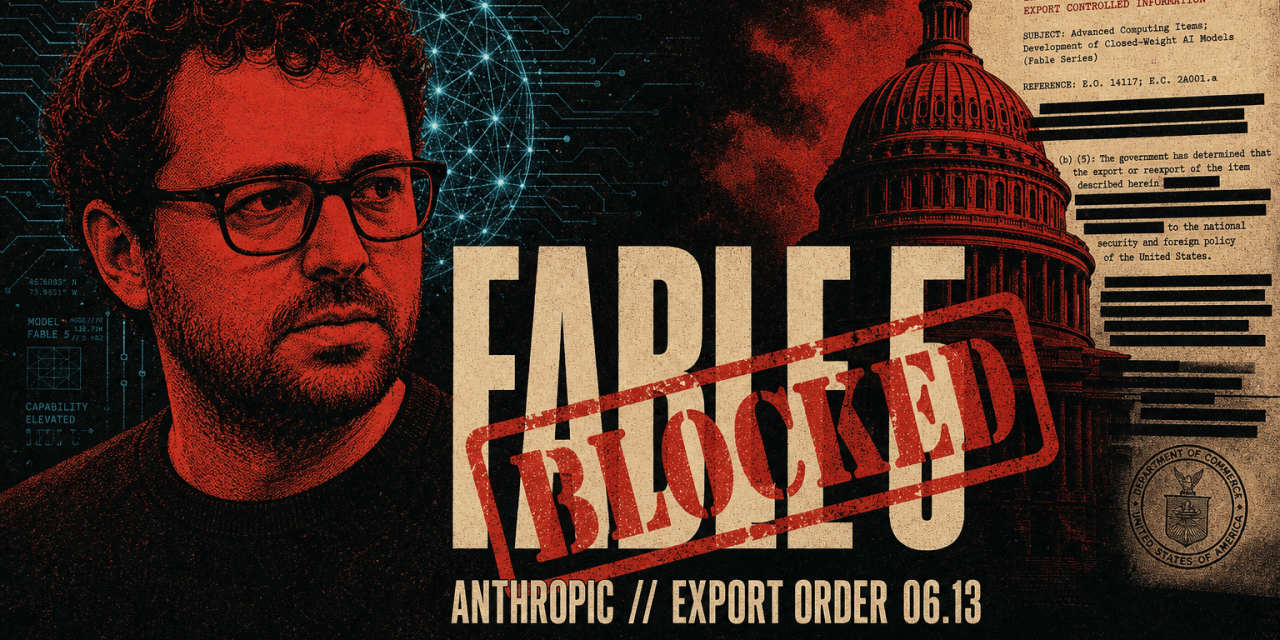 Anthropic suspends access to Fable 5 and Mythos 5 after a US export control directive bars foreign nationals from using the models. Here's what changed.