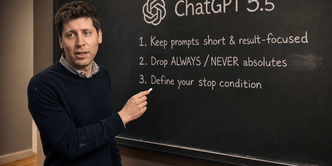 Ontdek hoe je ChatGPT 5.5 effectief prompt. Korter, doelgericht en met duidelijke stopcondities. Praktische tips en voorbeelden voor betere resultaten.