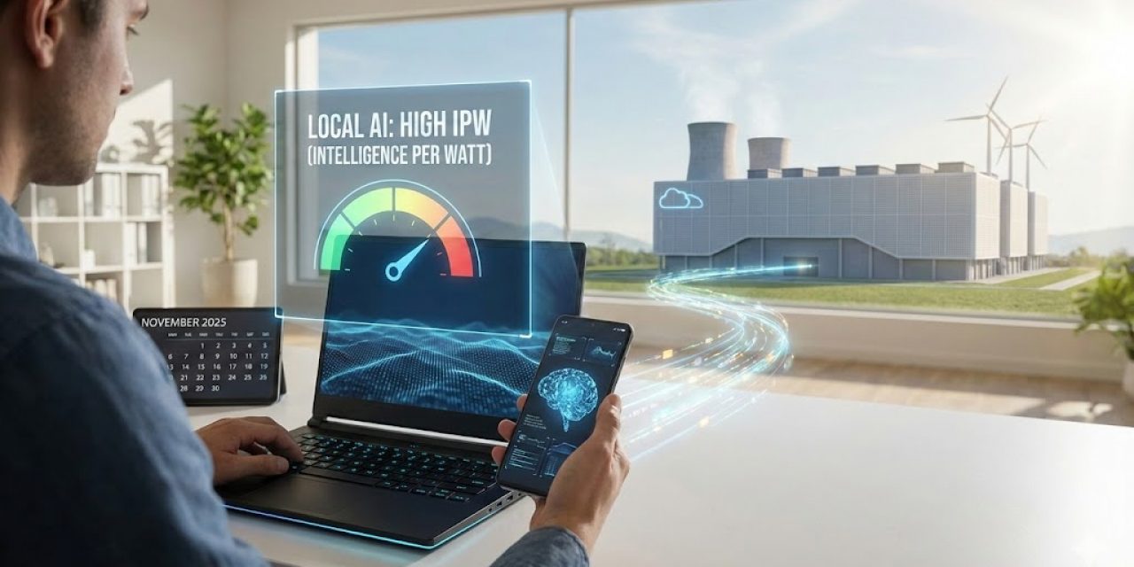 Intelligence per Watt