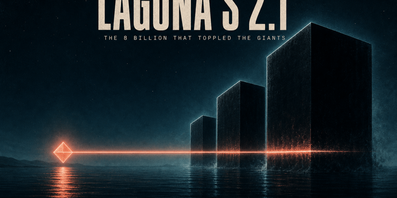 Laguna S 2.1 is het nieuwe open-weight coding model van Poolside. 118 miljard parameters, 8 miljard actief, en prestaties die tien keer grotere modellen kloppen.