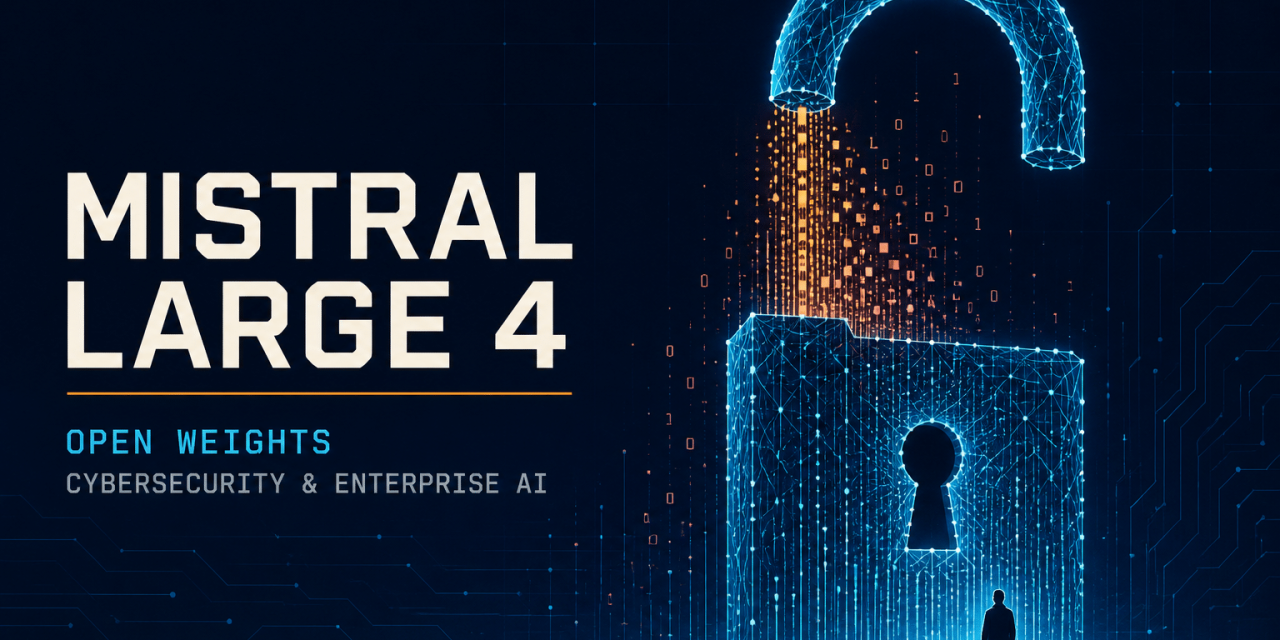 Mistral Large 4 is a 1 trillion parameter multimodal MoE model with open weights coming soon. Here is what it does well in cyber, coding, vision and finance, and what it costs.