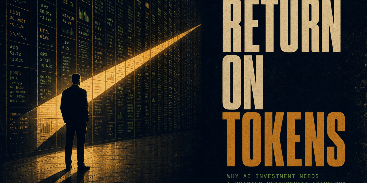 Return on tokens reframes how businesses measure AI value. Learn why counting tokens misses the point and how unit economics reveal true AI ROI.