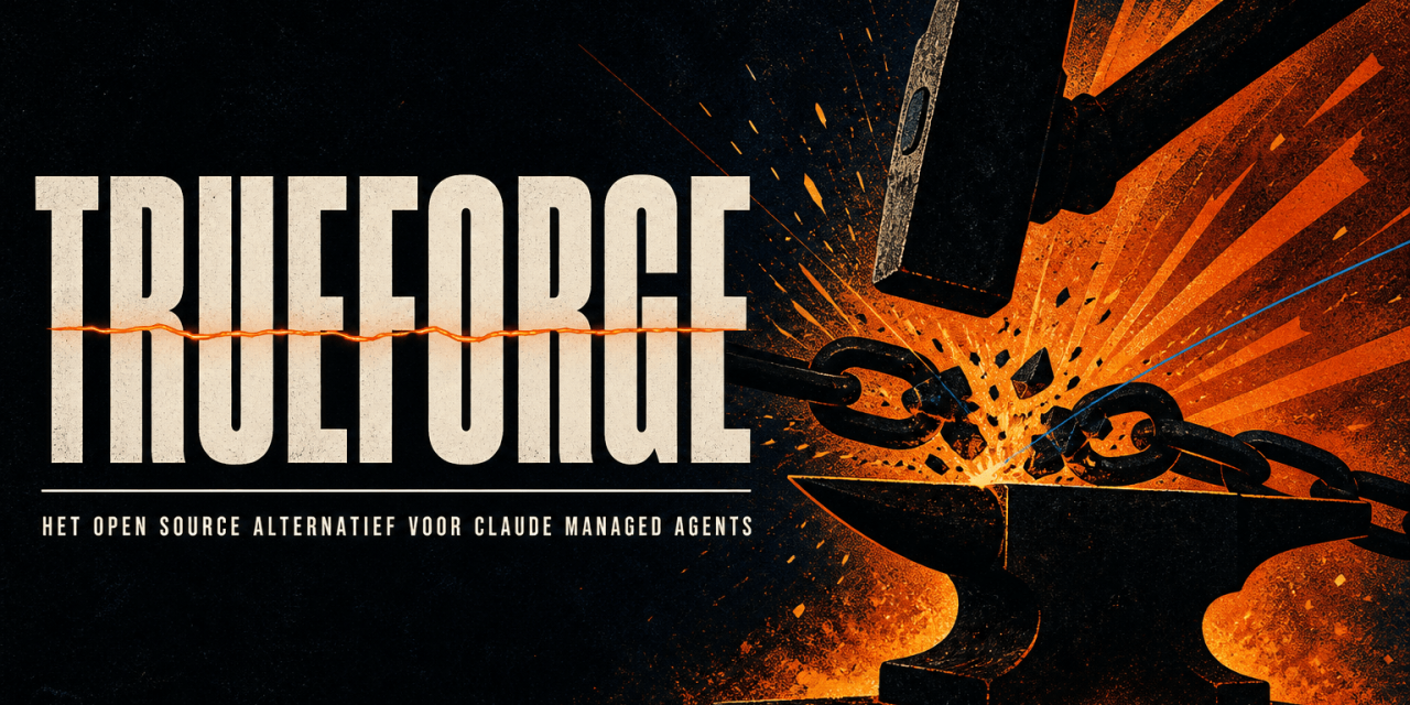 TrueForge van TrueFoundry is een open source agent harness waarmee je AI agents op elk model draait. Tot 50% goedkoper dan Claude Managed Agents. Zo werkt het.