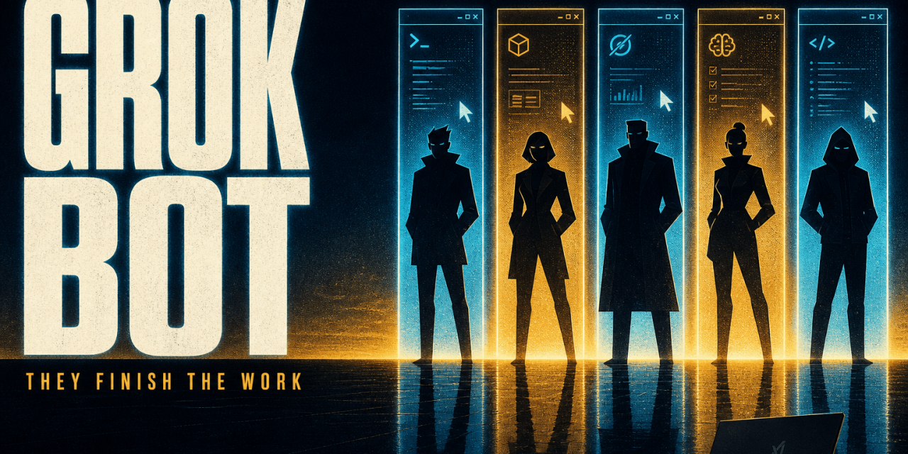 Grok Bot gives you named AI teammates that log into your apps, learn tasks by watching you, and keep working while your laptop is closed. Features, pricing, and limits explained.